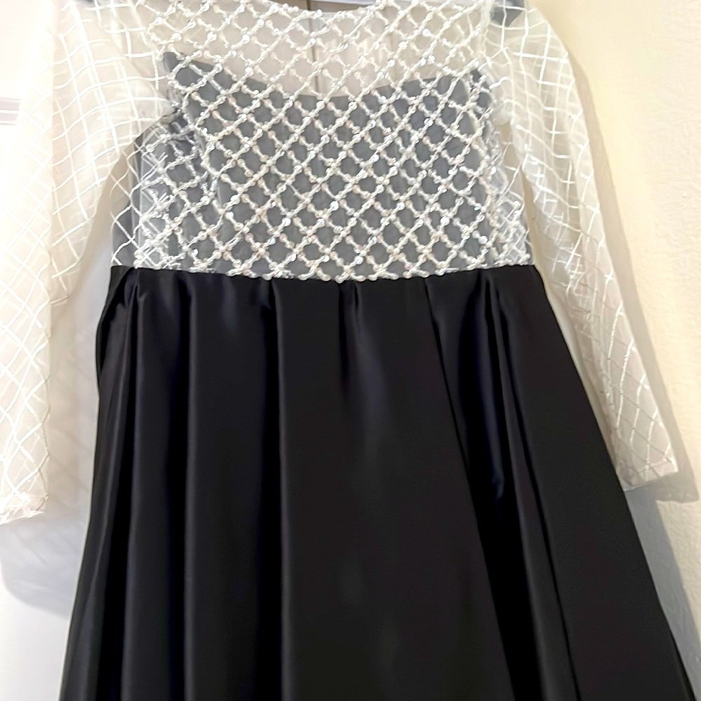 Gorgeous Black and White Gown for kids